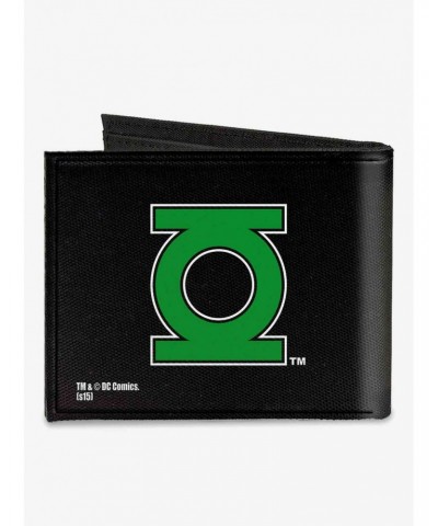 DC Comics Lantern Logo Close Up Canvas Bifold Wallet $8.15 Wallets