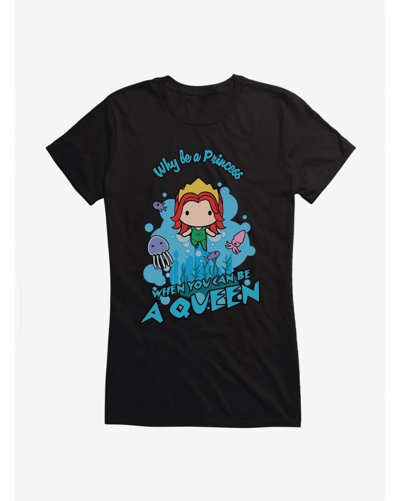 DC Comics Aquaman Chibi Queen Mera Girls T-Shirt $9.46 T-Shirts