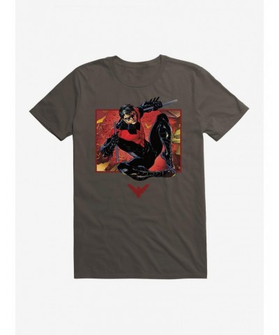 DC Comics Batman Nightwing Red Suit Fight T-Shirt $9.56 T-Shirts
