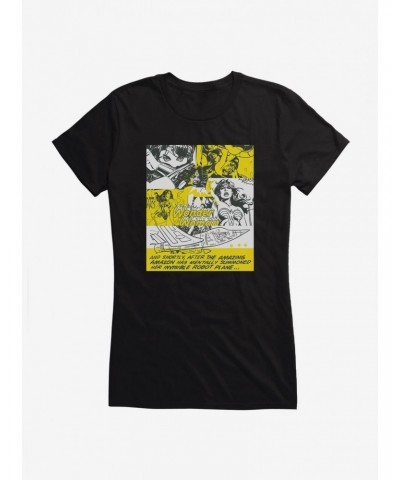 DC Comics Wonder Woman Robot Plane Girls T-Shirt $11.70 T-Shirts