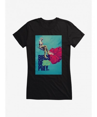 DC Comics Birds Of Prey Harley Quinn Breaking Hearts Girls T-Shirt $9.21 T-Shirts