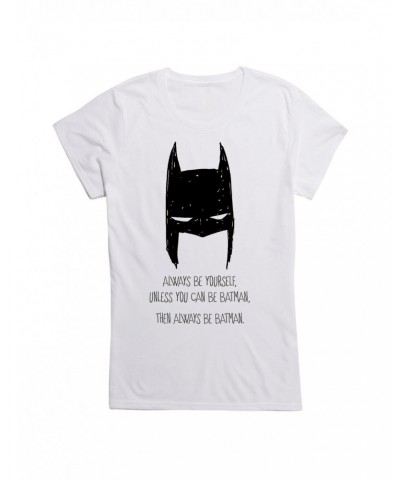 DC Comics Batman Always Be Yourself Girls T-Shirt $10.46 T-Shirts