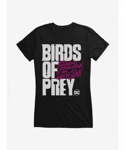 DC Comics Birds Of Prey Movie Title Girls T-Shirt $10.71 T-Shirts