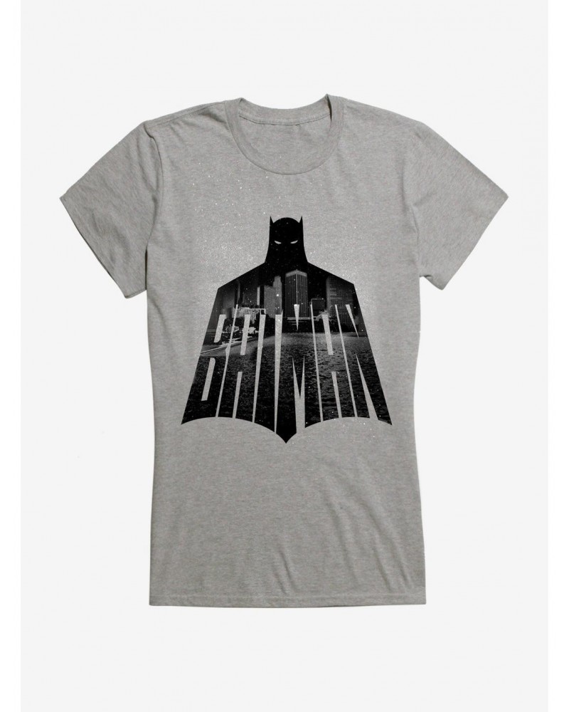 DC Comics Batman Outline Logo Girls T-Shirt $9.71 T-Shirts