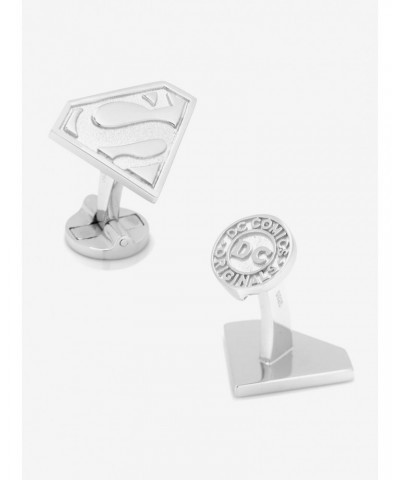 DC Comics Superman Sterling Silver Superman Shield Cufflinks $137.45 Cufflinks