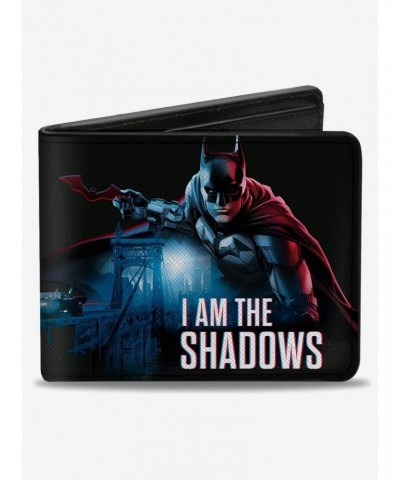DC Comics The Batman I Am In The Shadows Pose And Bridge Scene Bifold Wallet $6.48 Wallets