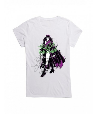 DC Comics Batman Catwoman Claws Girls T-Shirt $10.46 T-Shirts