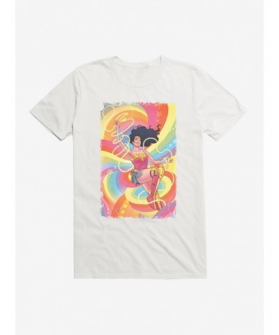 DC Comics Wonder Woman Lasso Pride T-Shirt $8.84 T-Shirts