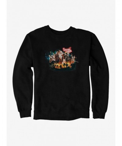 DC Comics The Suicide Squad Character Poster Sweatshirt $14.02 Sweatshirts