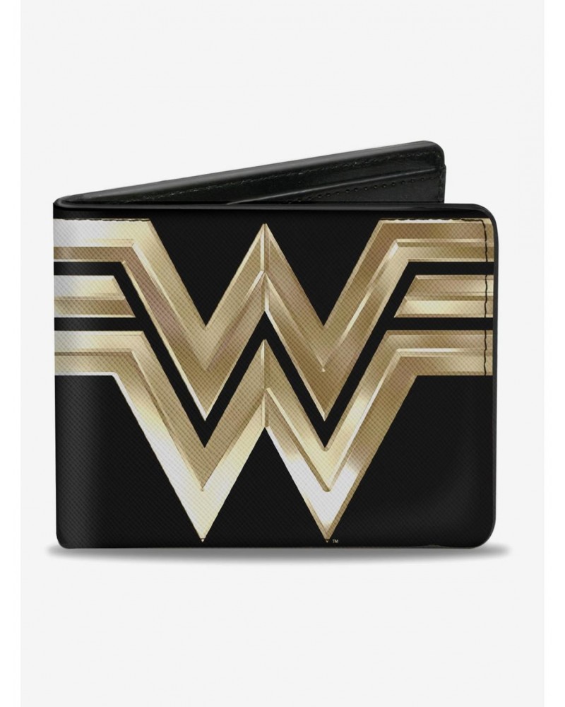 DC Comics Wonder Woman 1984 WW Logo Close Up Bifold Wallet $8.57 Wallets