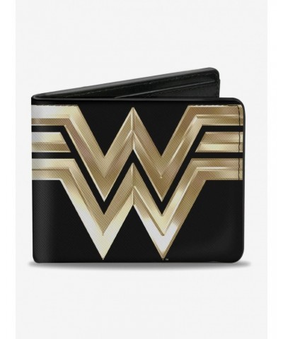 DC Comics Wonder Woman 1984 WW Logo Close Up Bifold Wallet $8.57 Wallets