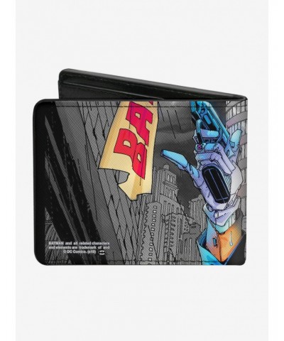 DC Comics Joker Smiling Gun Bang Alley Pose Bi-Fold Wallet $5.67 Wallets