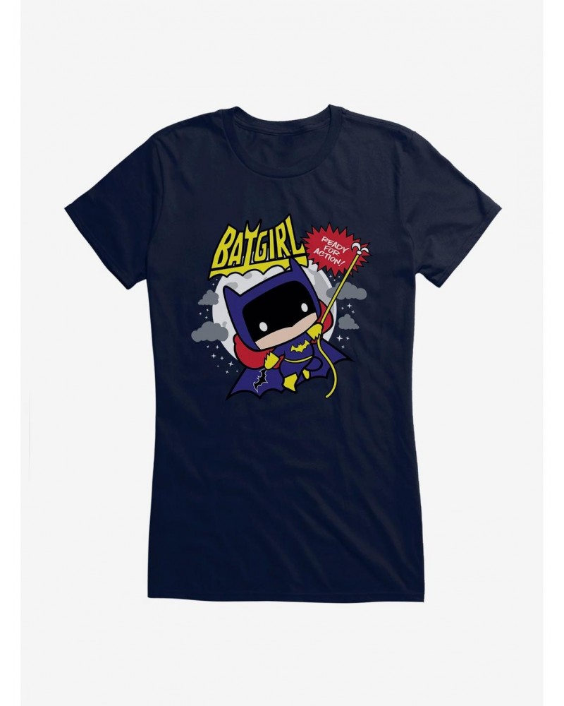 DC Comics Batman Batgirl Swing Into Action Girls T-Shirt $7.72 T-Shirts