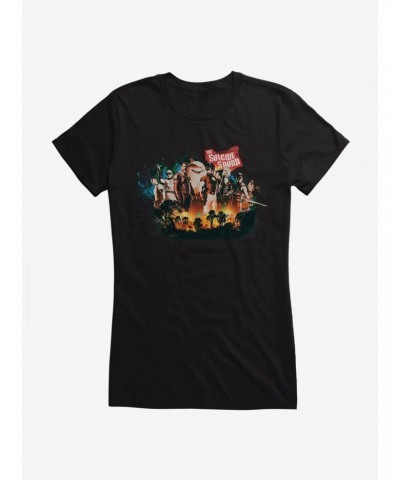 DC Comics The Suicide Squad Group Pose Poster Girls T-Shirt $9.46 T-Shirts