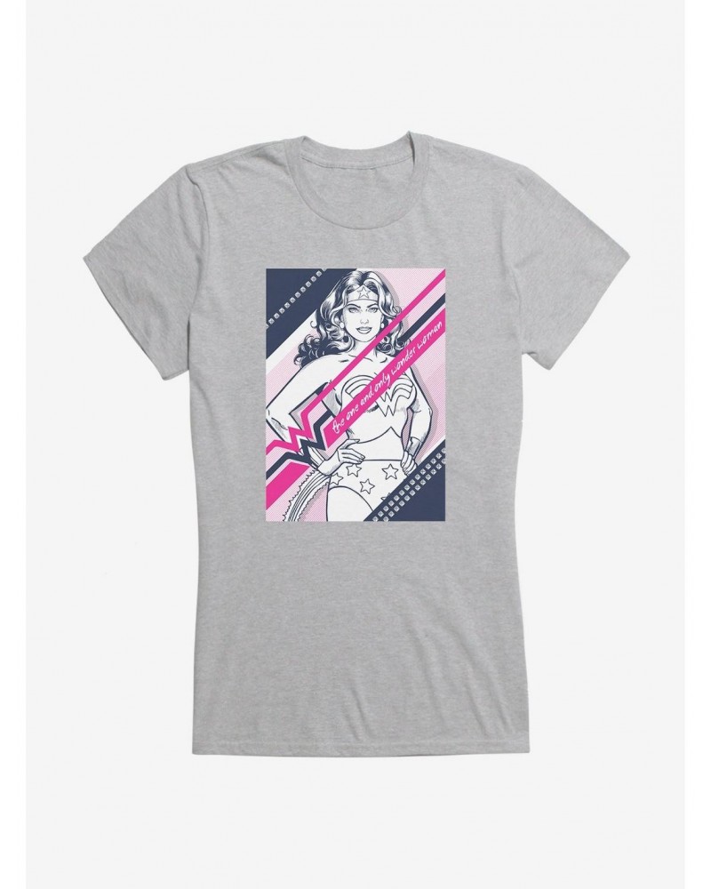 DC Comics Wonder Woman The One And Only Girls T-Shirt $7.47 T-Shirts