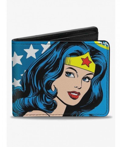 DC Comics Wonder Woman Stars Face Halftone Bifold Wallet $9.20 Wallets