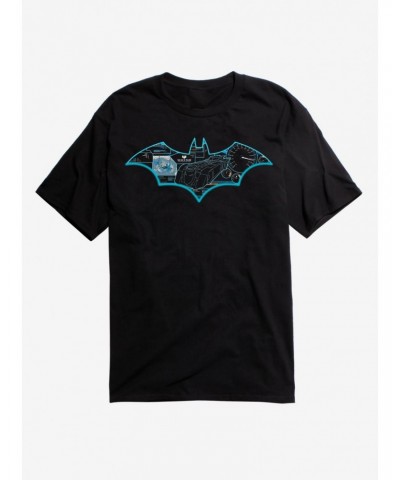 DC Comics Batman Batmobile Controls T-Shirt $7.17 T-Shirts