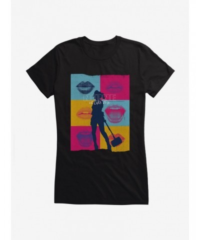 DC Comics Birds Of Prey Harley Quinn Pop Art Girls T-Shirt $11.21 T-Shirts