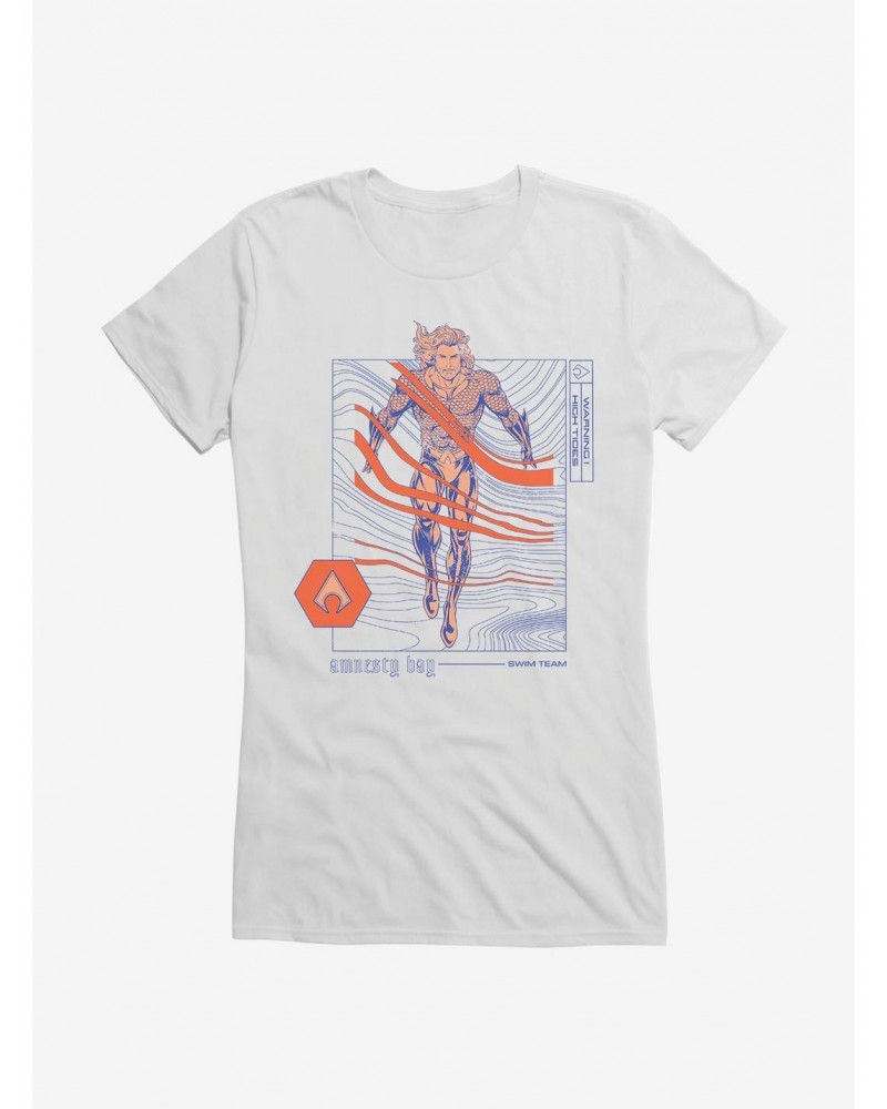 DC Comics Aquaman Classic High Tides Girls T-Shirt $7.72 T-Shirts