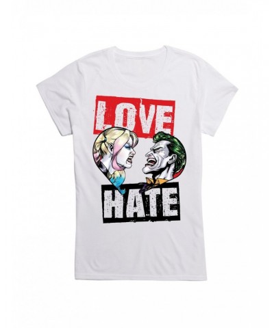 DC Comics Batman Love & Hate Harley & Joker Girls T-Shirt $9.96 T-Shirts