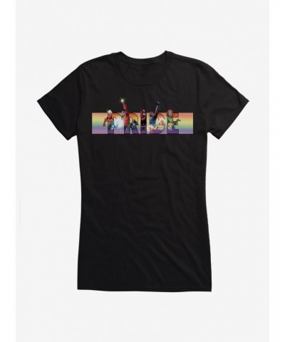 DC Comics Justice League Pride Logo T-Shirt $12.45 T-Shirts