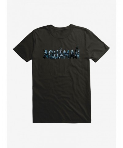 DC Comics Aquaman Symbol Script T-Shirt $7.65 T-Shirts