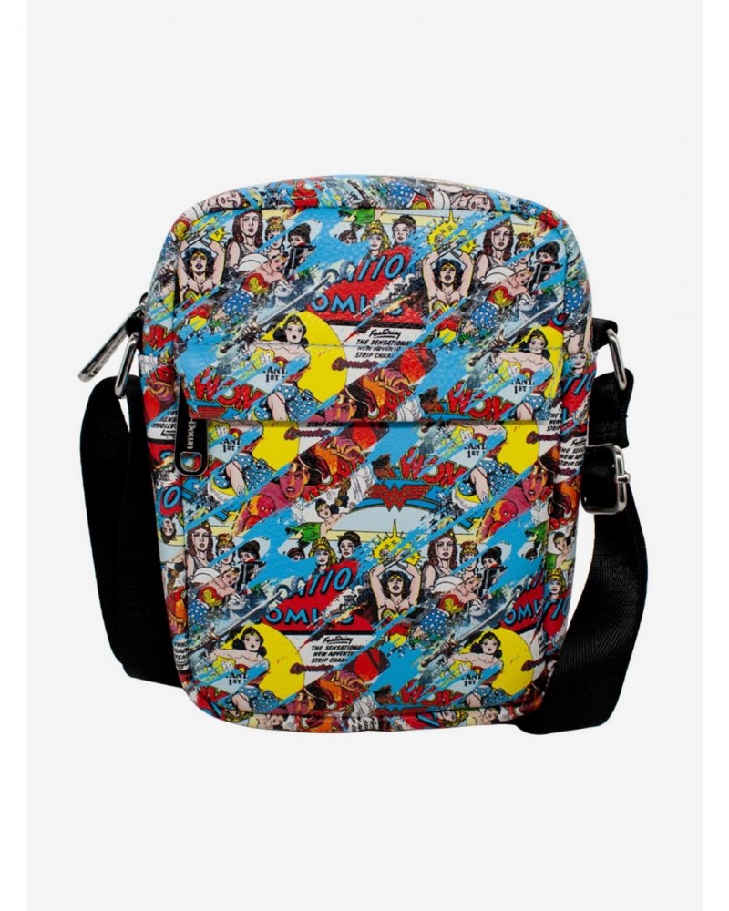 Dc Comics Wonder Woman Through The Years Crossbody Bag $15.16 Bags