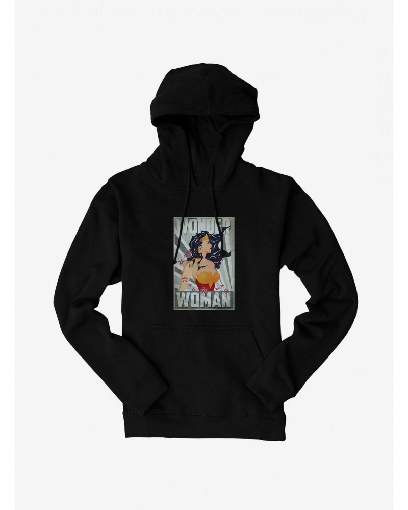 DC Comics Wonder Woman Stars Hoodie $15.72 Hoodies