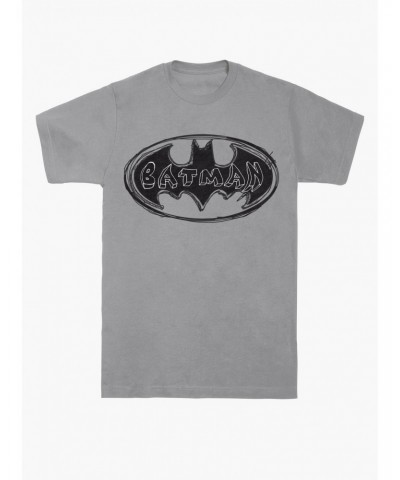 DC Comics Batman Sketch Logo T-Shirt $10.99 T-Shirts