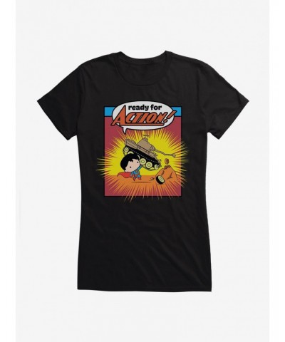 DC Comics Superman Chibi Super Strength Girls T-Shirt $8.72 T-Shirts