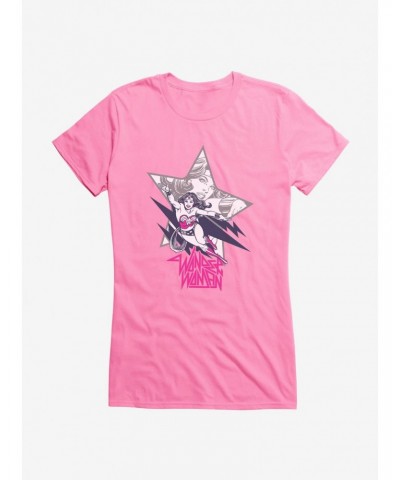 DC Comics Wonder Woman Star Portrait Girls T-Shirt $9.21 T-Shirts