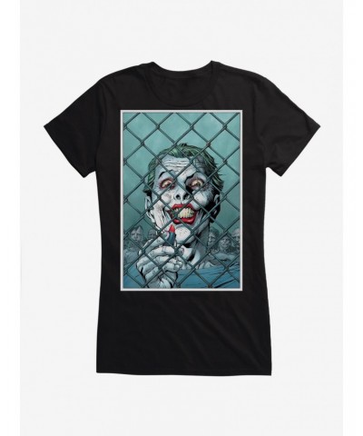 DC Comics Batman Joker Jail Girls T-Shirt $9.71 T-Shirts