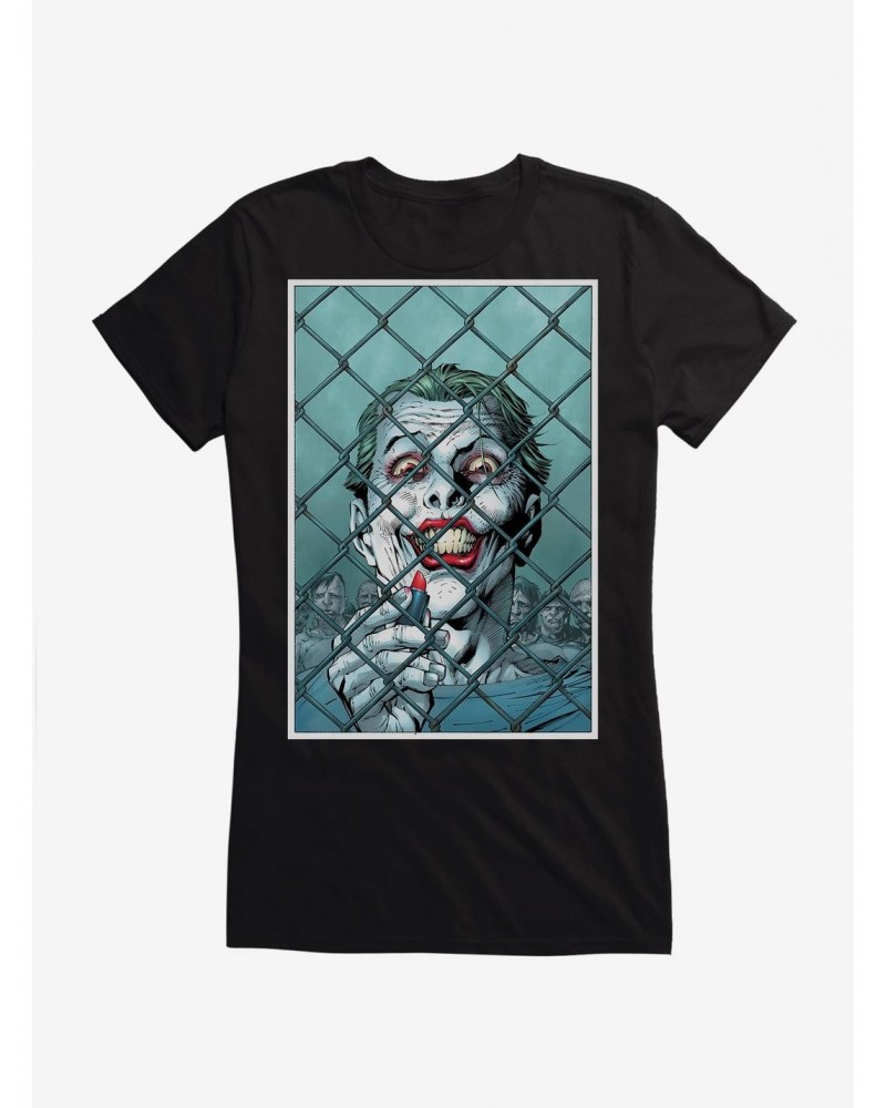 DC Comics Batman Joker Jail Girls T-Shirt $9.71 T-Shirts