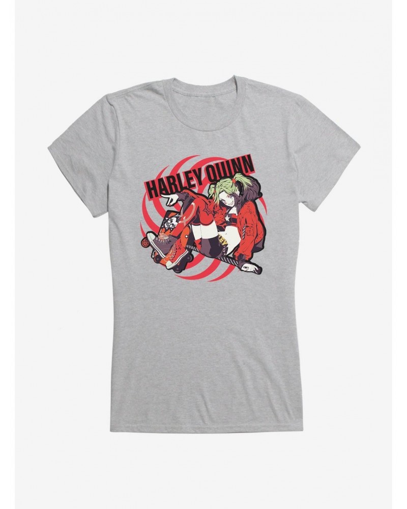 Harley Quinn Anime Hypnosis Girls T-Shirt $8.47 T-Shirts