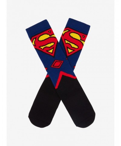 DC Comics Superman Suit Crew Socks $2.76 Socks