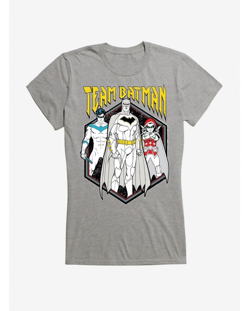DC Comics Batman Team Batman Girls T-Shirt $7.72 T-Shirts