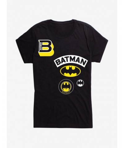 DC Comics Batman Logos Girls T-Shirt $8.47 T-Shirts