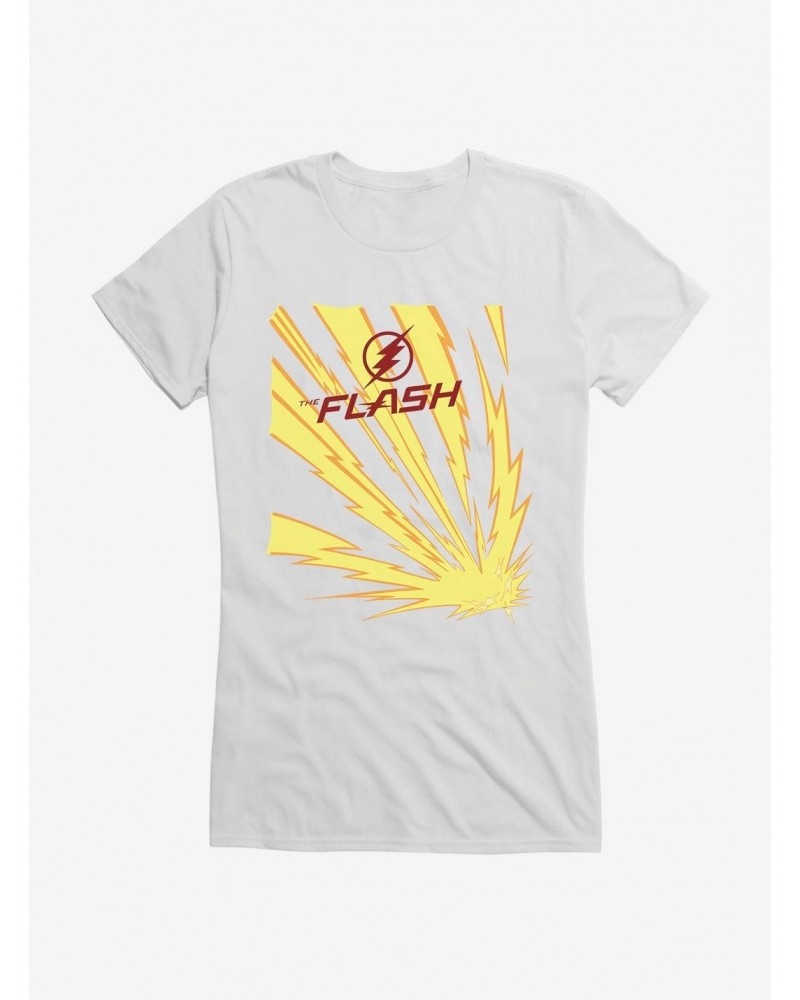DC Comics The Flash Lightning Bolt Girls T-Shirt $9.21 T-Shirts