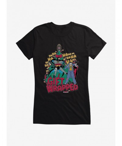DC Comics Batman Gift Wrapped Girls T-Shirt $8.96 T-Shirts