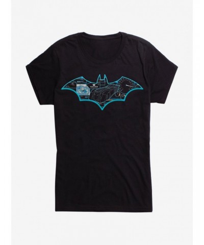DC Comics Batman Batmobile Controls Girls T-Shirt $11.70 T-Shirts