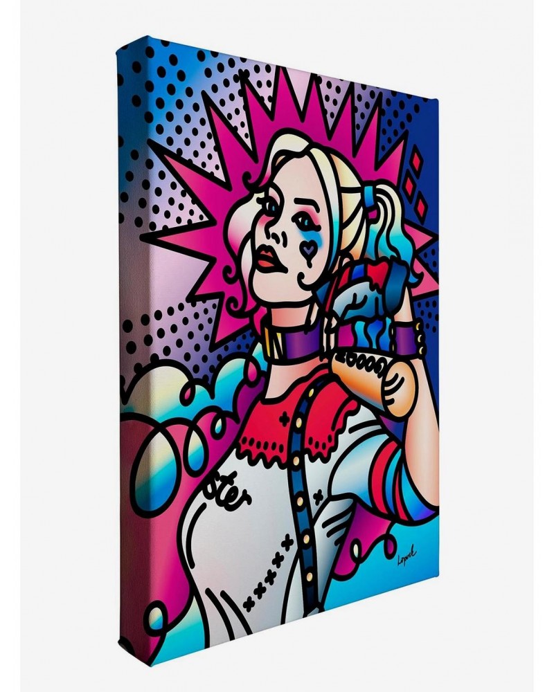 DC Comics Harley Quinn by Lisa Lopuck 11" x 14" Gallery Wrapped Canvas $37.27 Canvas