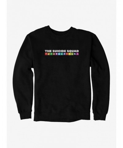 DC Comics The Suicide Squad Symbols Line Sweatshirt $11.44 Sweatshirts