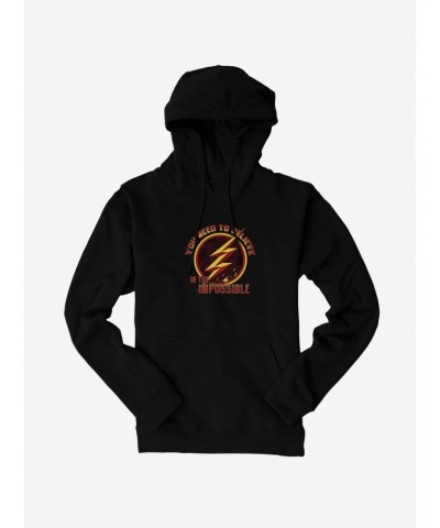 DC Comics The Flash You Need To Believe In The Impossible Hoodie $17.96 Hoodies
