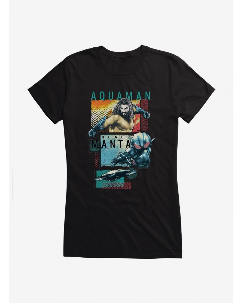 DC Comics Aquaman Black Manta Girls T-Shirt $12.45 T-Shirts