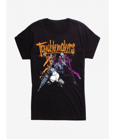 DC Comics Batman Villains Troublemakers Girls T-Shirt $10.71 T-Shirts
