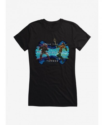 DC Comics Aquaman Tide Has Turned Girls T-Shirt $11.95 T-Shirts