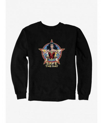 DC Comics Wonder Woman 1984 Save The Day Sweatshirt $13.28 Sweatshirts
