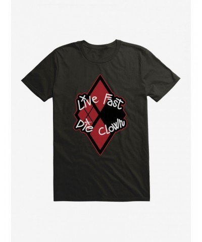 DC The Suicide Squad Live Fast Die Clown T-Shirt $10.28 T-Shirts
