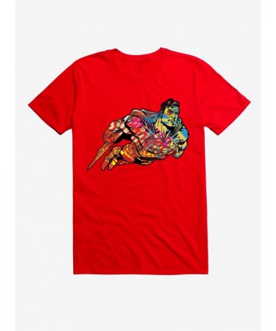 DC Comics Superman Tie Dye Flight T-Shirt $10.28 T-Shirts