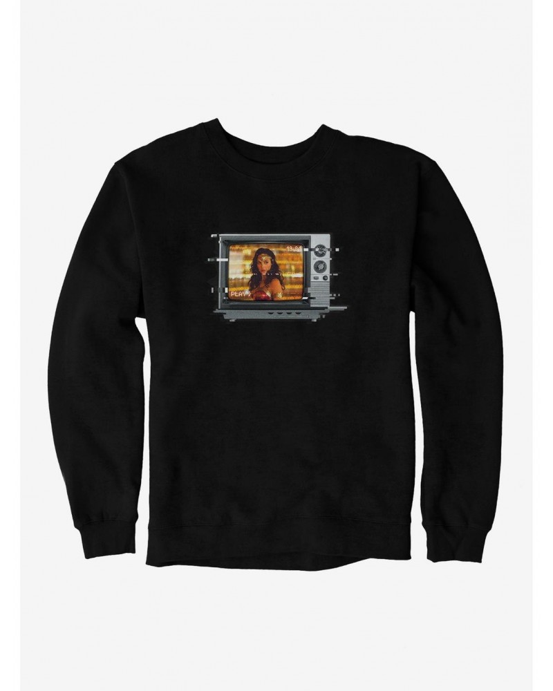 DC Comics Wonder Woman 1984 Box TV Scene Sweatshirt $12.18 Sweatshirts